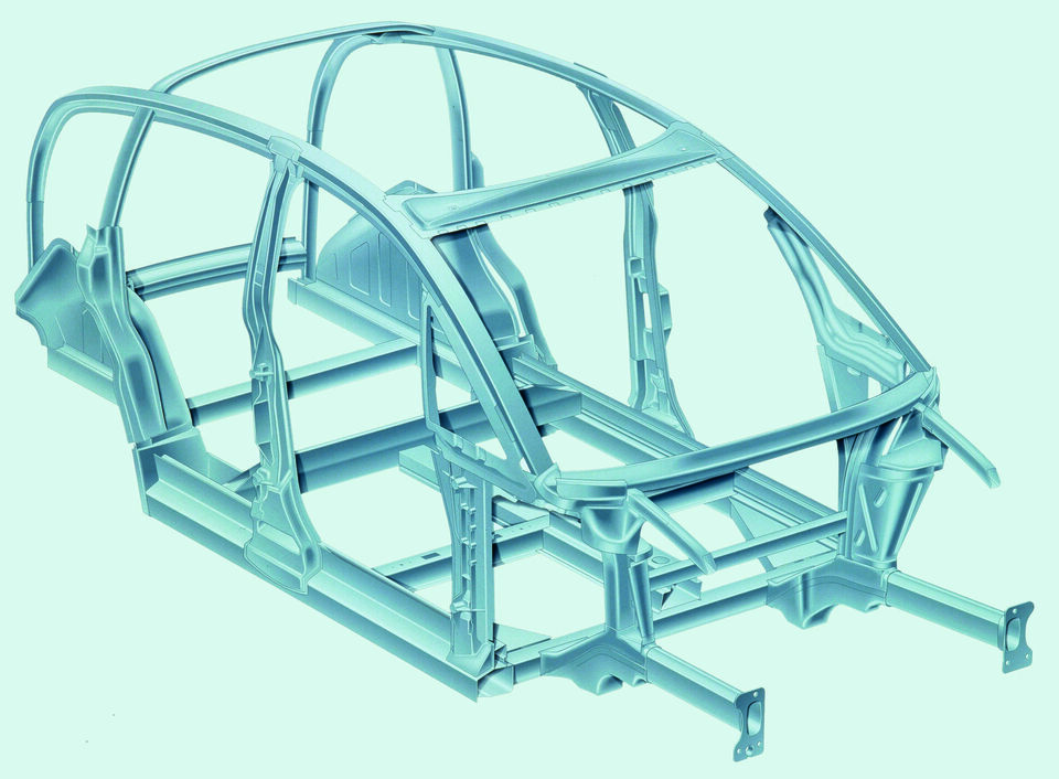 Audi A2 Cumple 25 años Estructura Audi A2