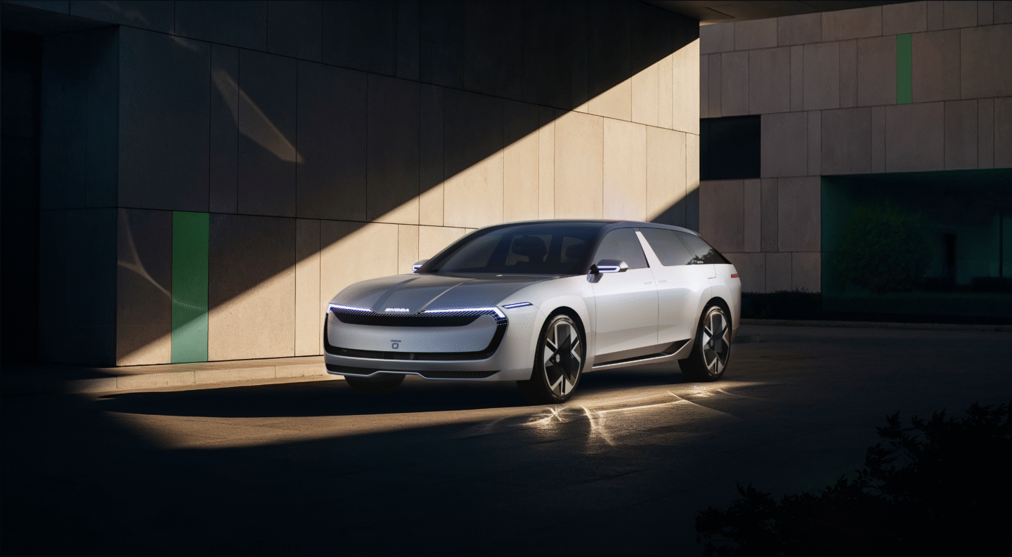 frontral del skoda vision o