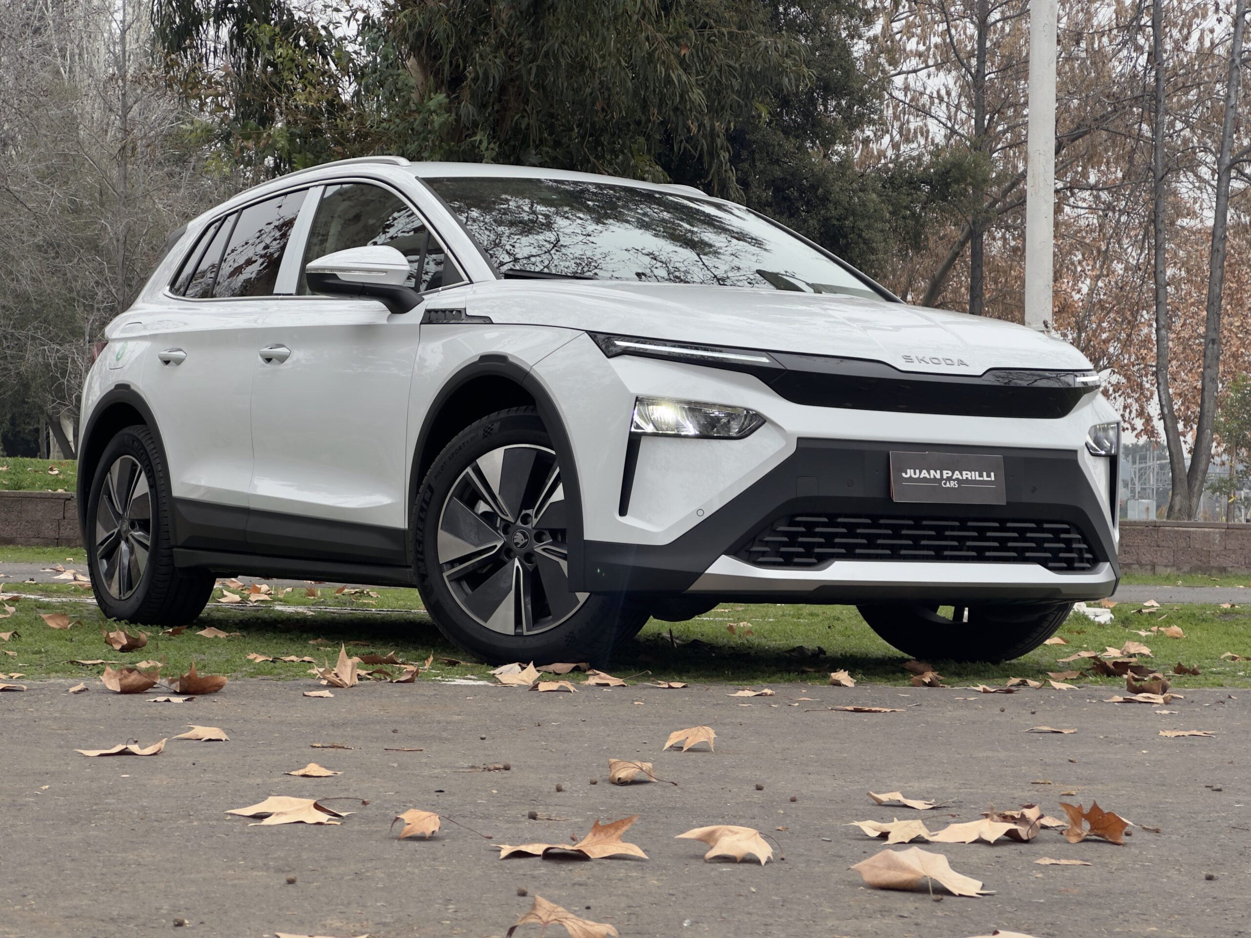 Skoda Elroq 2025 - frontal con firma LED