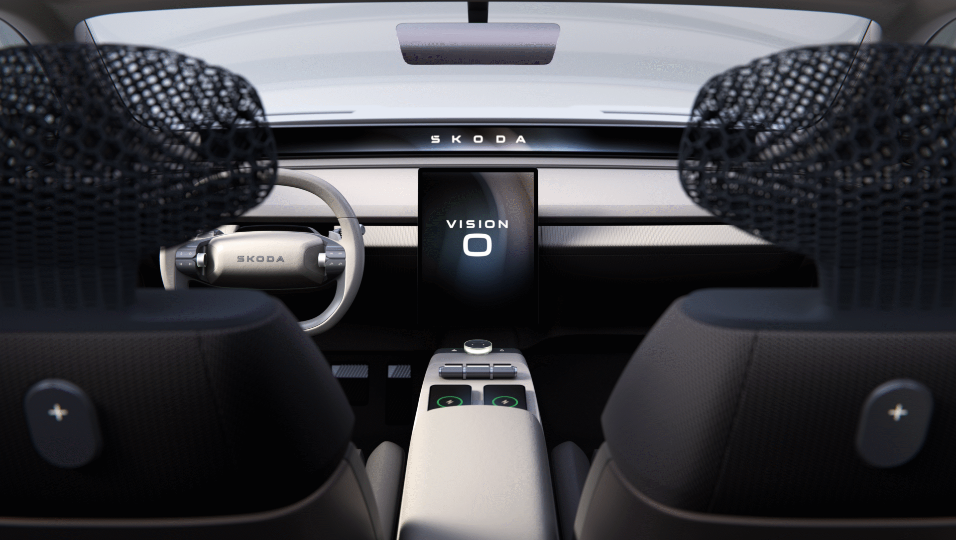 Interior del Skoda Vision O