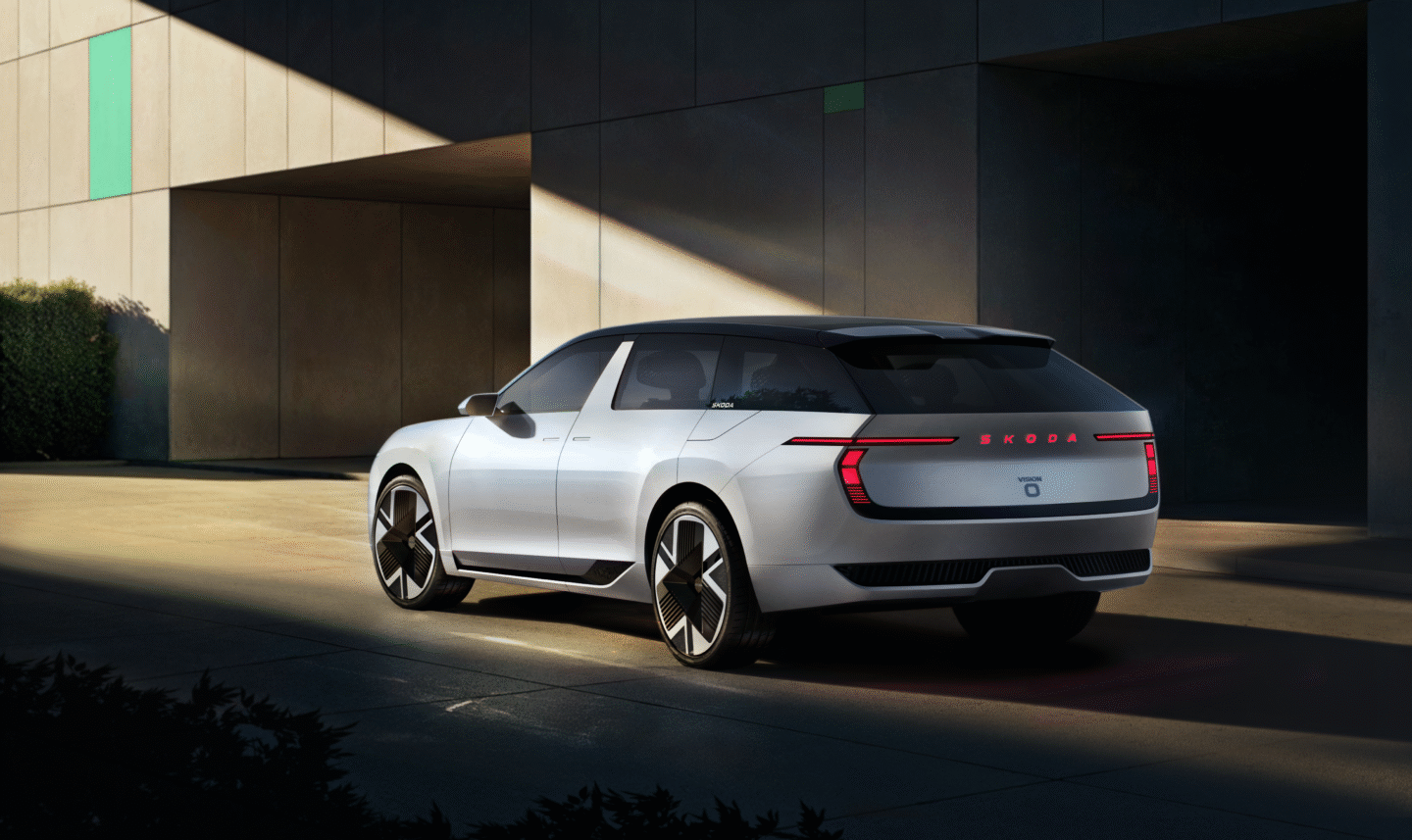 Trasera del Skoda Vision O