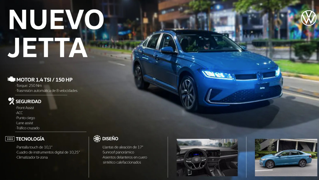 Volkswagen Jetta ficha técnica