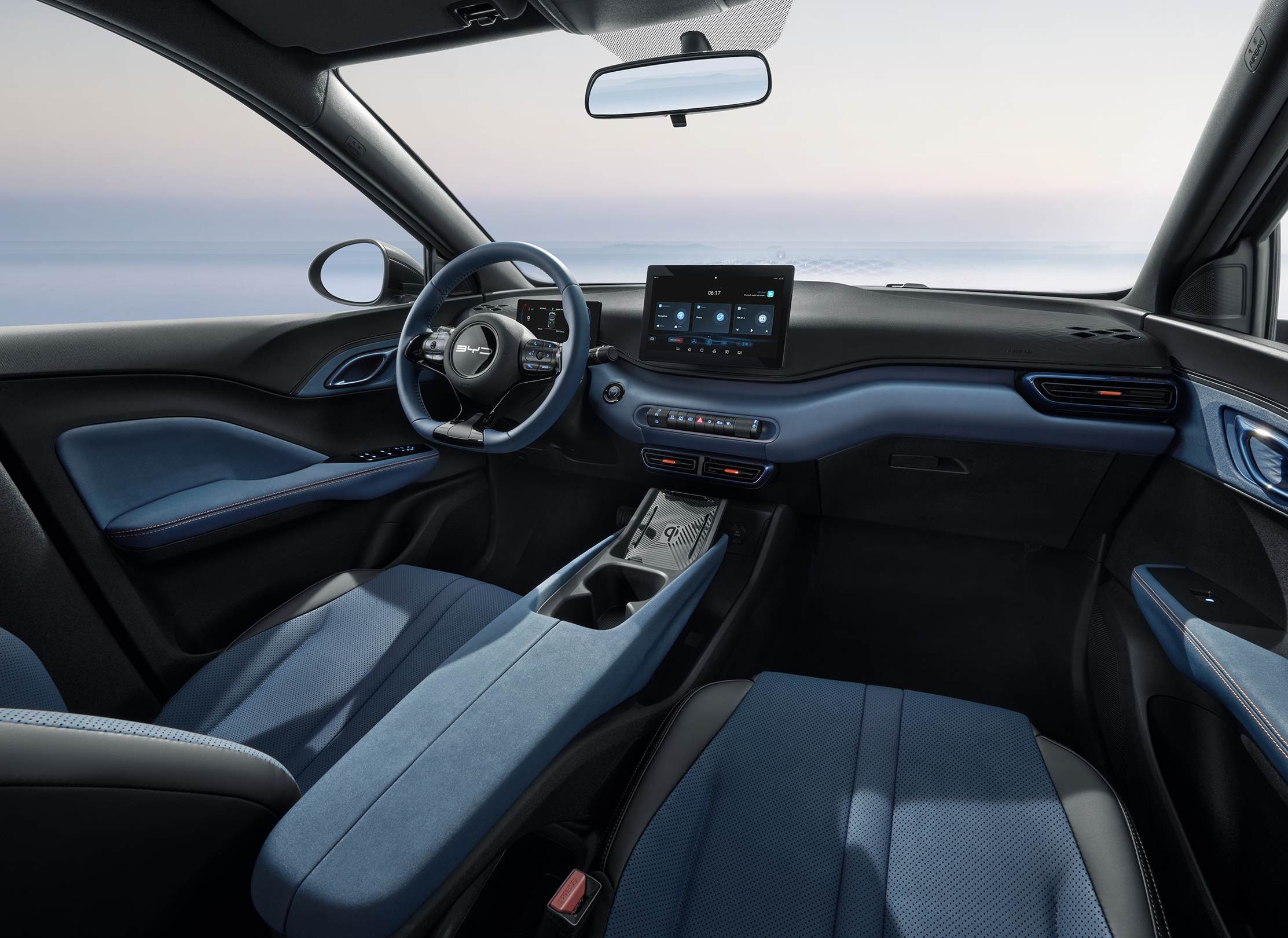 Los autos Electricos mas baratos BYD Dolphin Mini interior