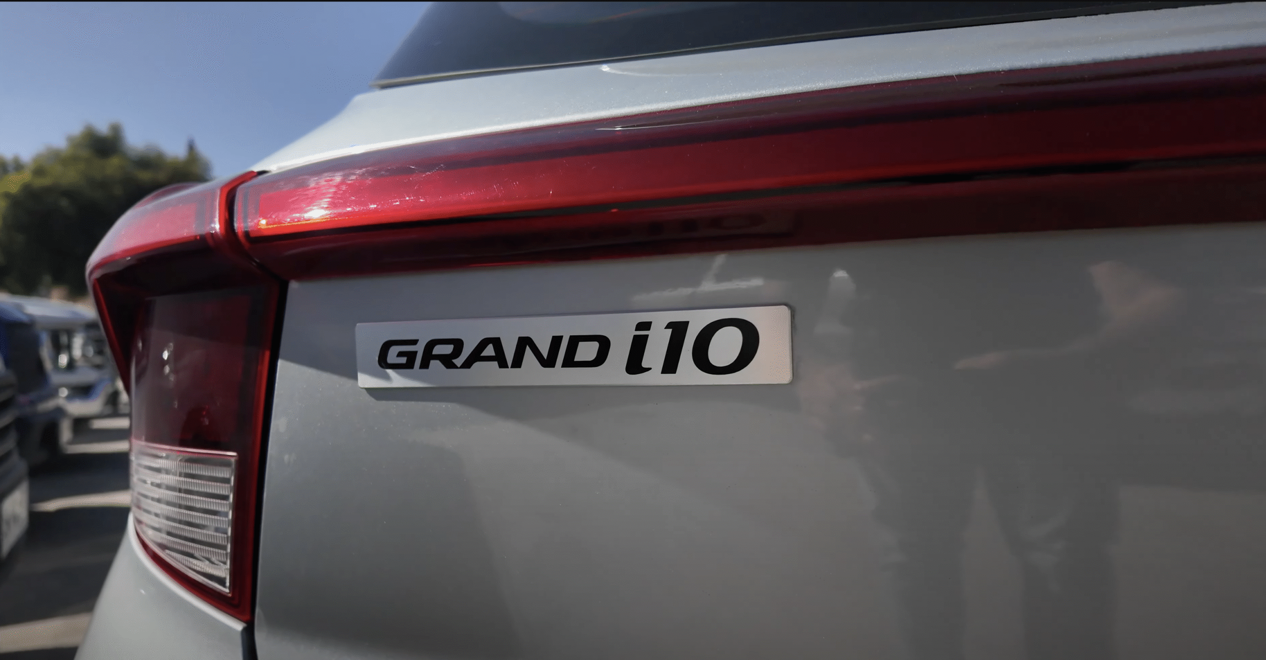 Emblema trasero del Hyundai i10