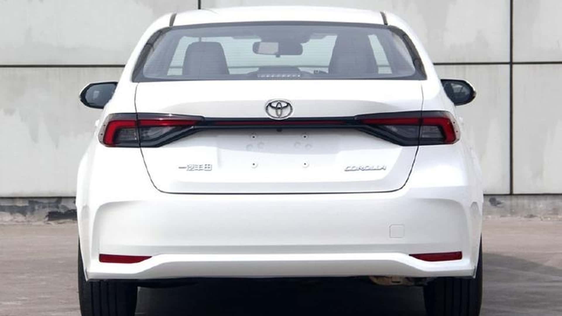 novo toyota corolla tem visual vazado na china