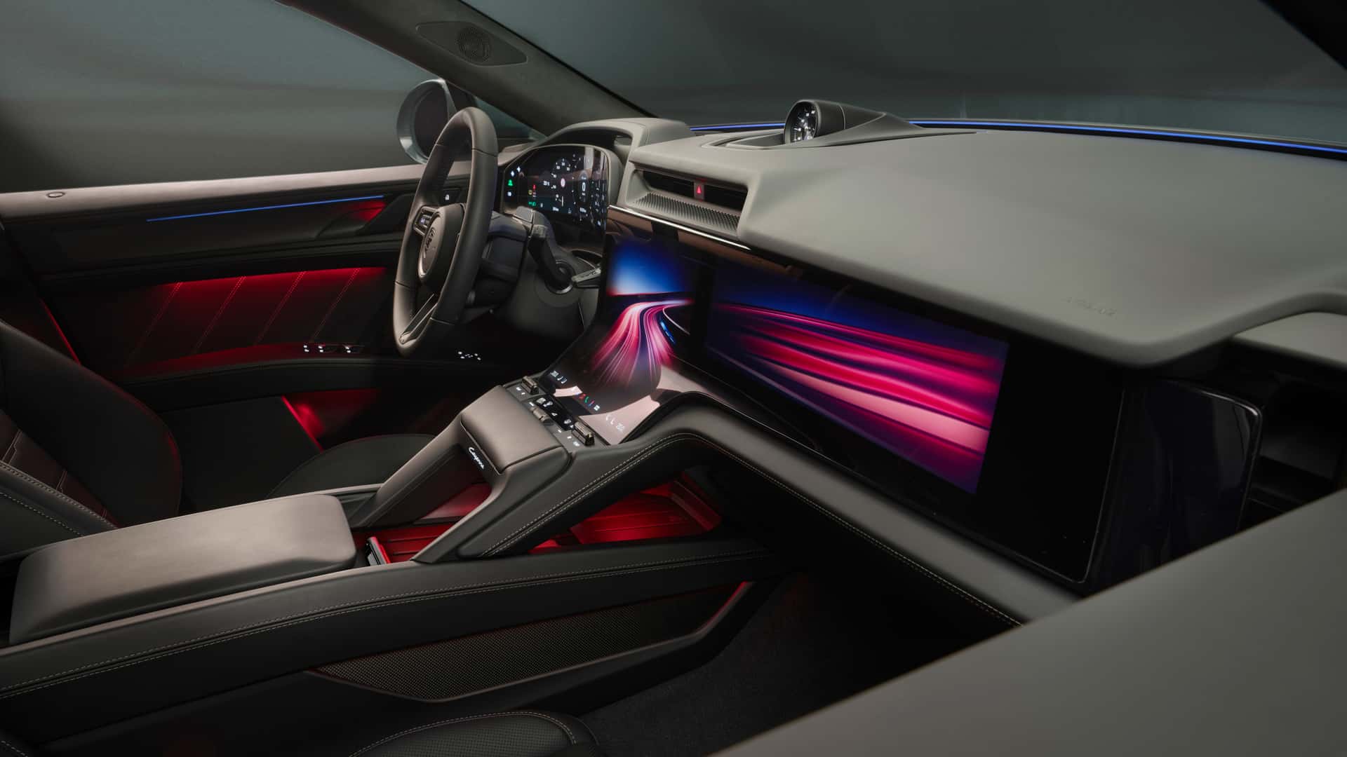 Nuevo Porsche Cayenne eléctrico 2025: interior futurista con pantallas y debate sobre su practicidad Cockpit Porsche Cayenne eléctrico