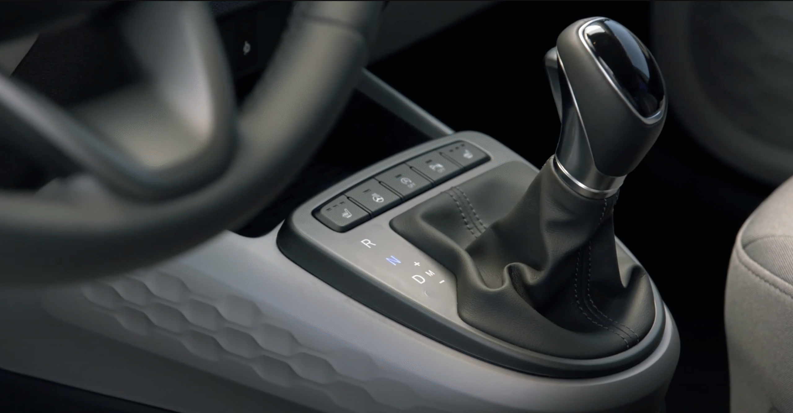 Selector de marchas del Hyundai i10 automático