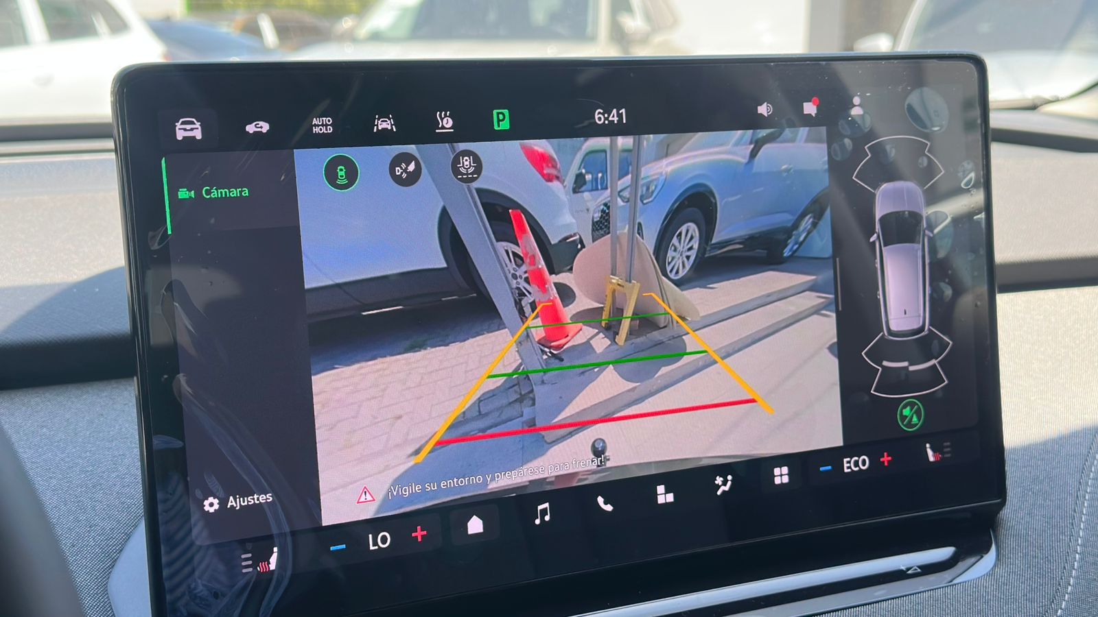 Cámara de retroceso del Skoda Enyaq 85