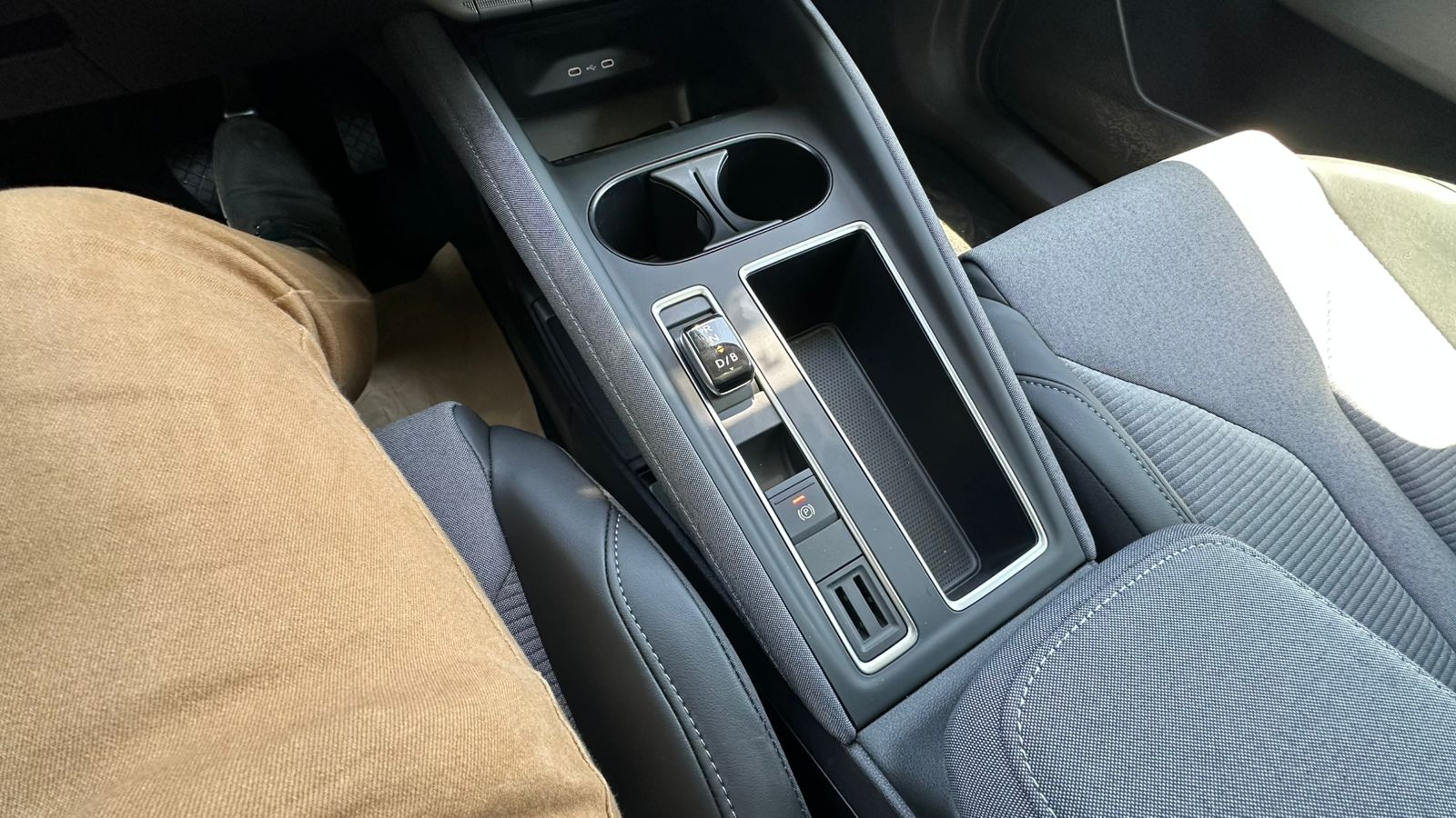 Consola central del Skoda Enyaq