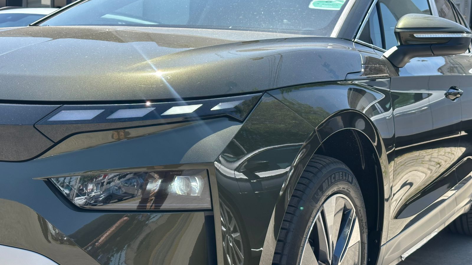 Faros Matrix LED del Enyaq 85