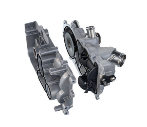 Módulo de gestión térmica del 1.5 TSI evo2 con válvulas esféricas eléctricas