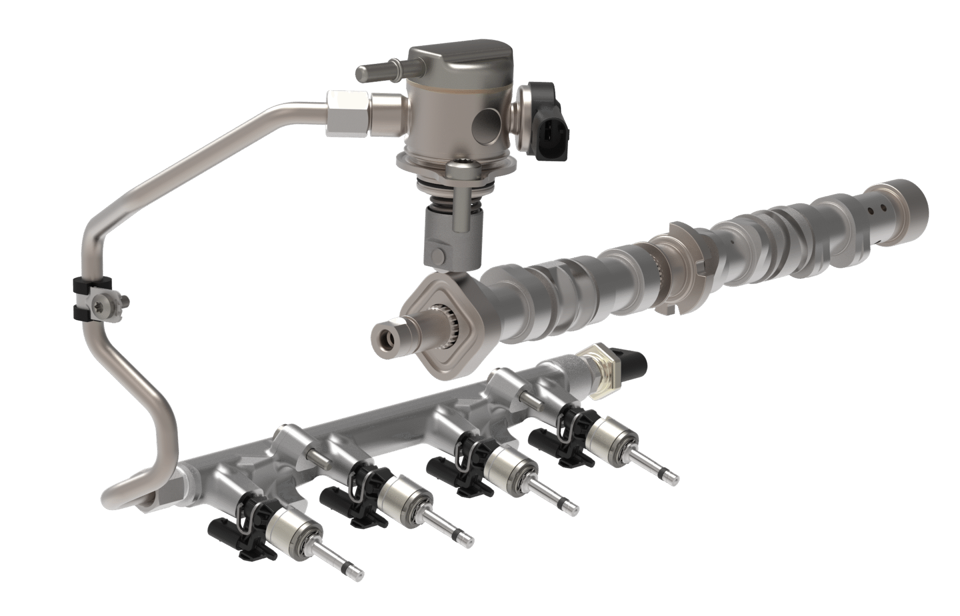 Sistema de inyección directa del 1.5 TSI evo2 con inyectores de nueva generación