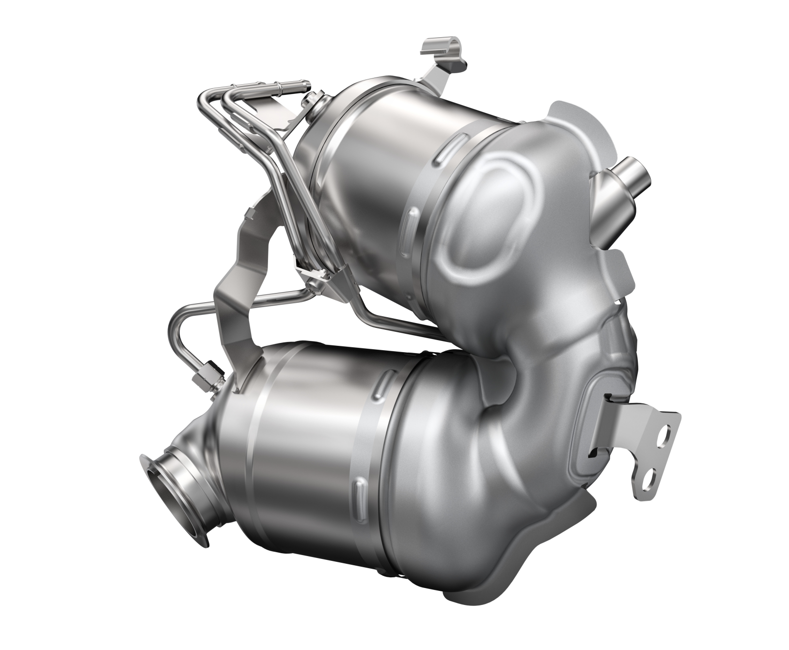 Conjunto de escape y sobrealimentación del 1.5 TSI evo2; VTG y posicionado cercano al motor