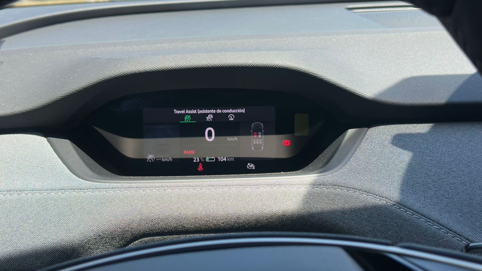 Tablero digital del Skoda Enyaq
