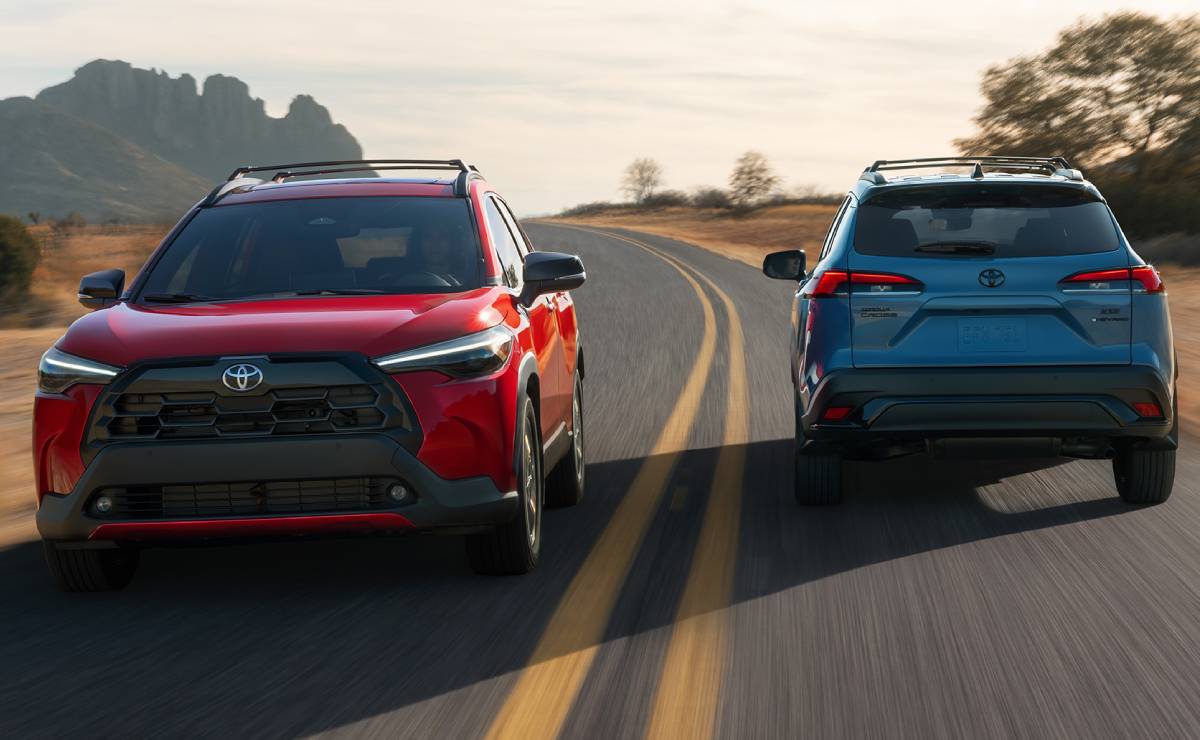 Toyota Corolla Cross 2026 - vista frontal y posterior