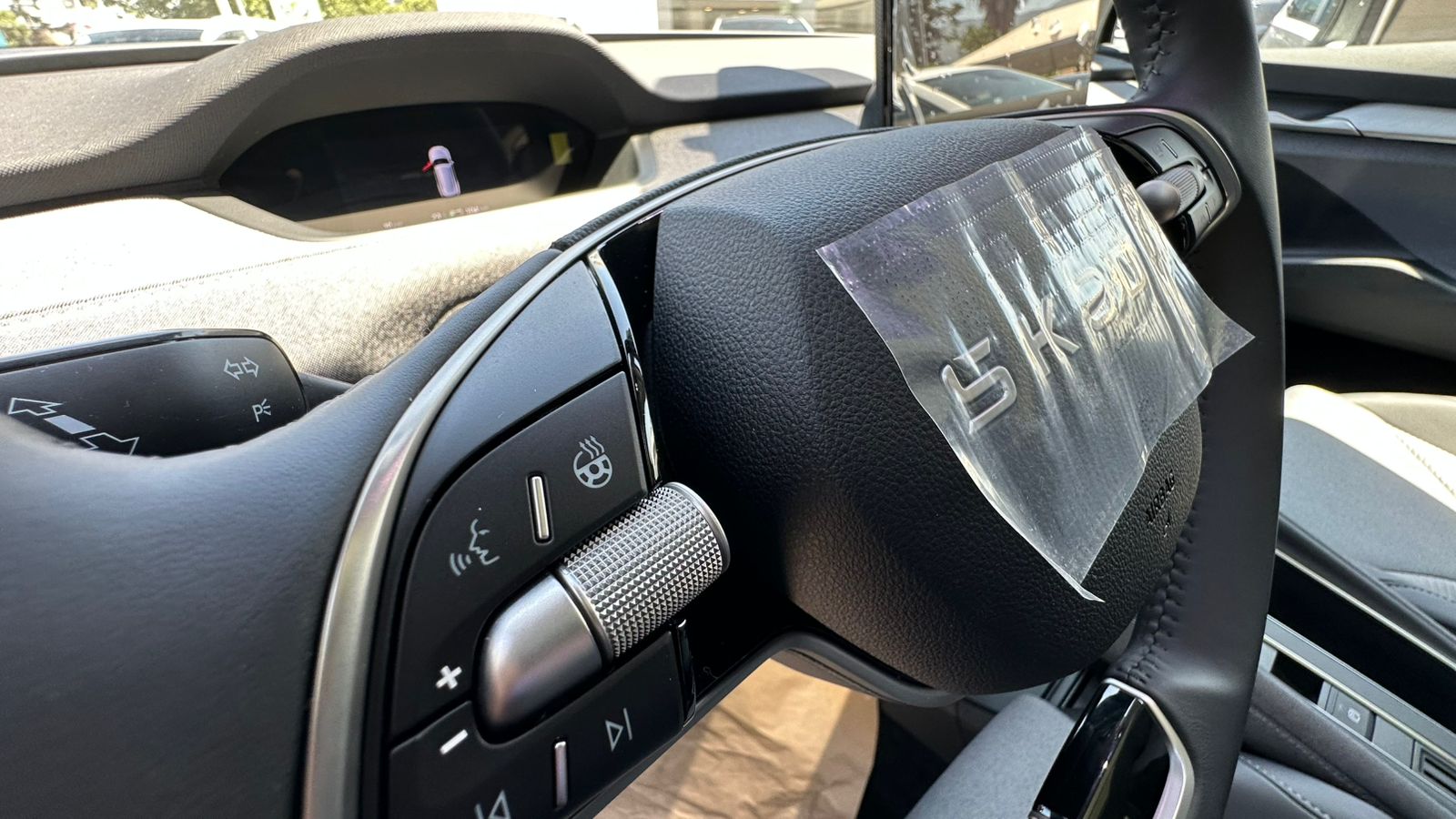 Volante calefactado del Enyaq 85