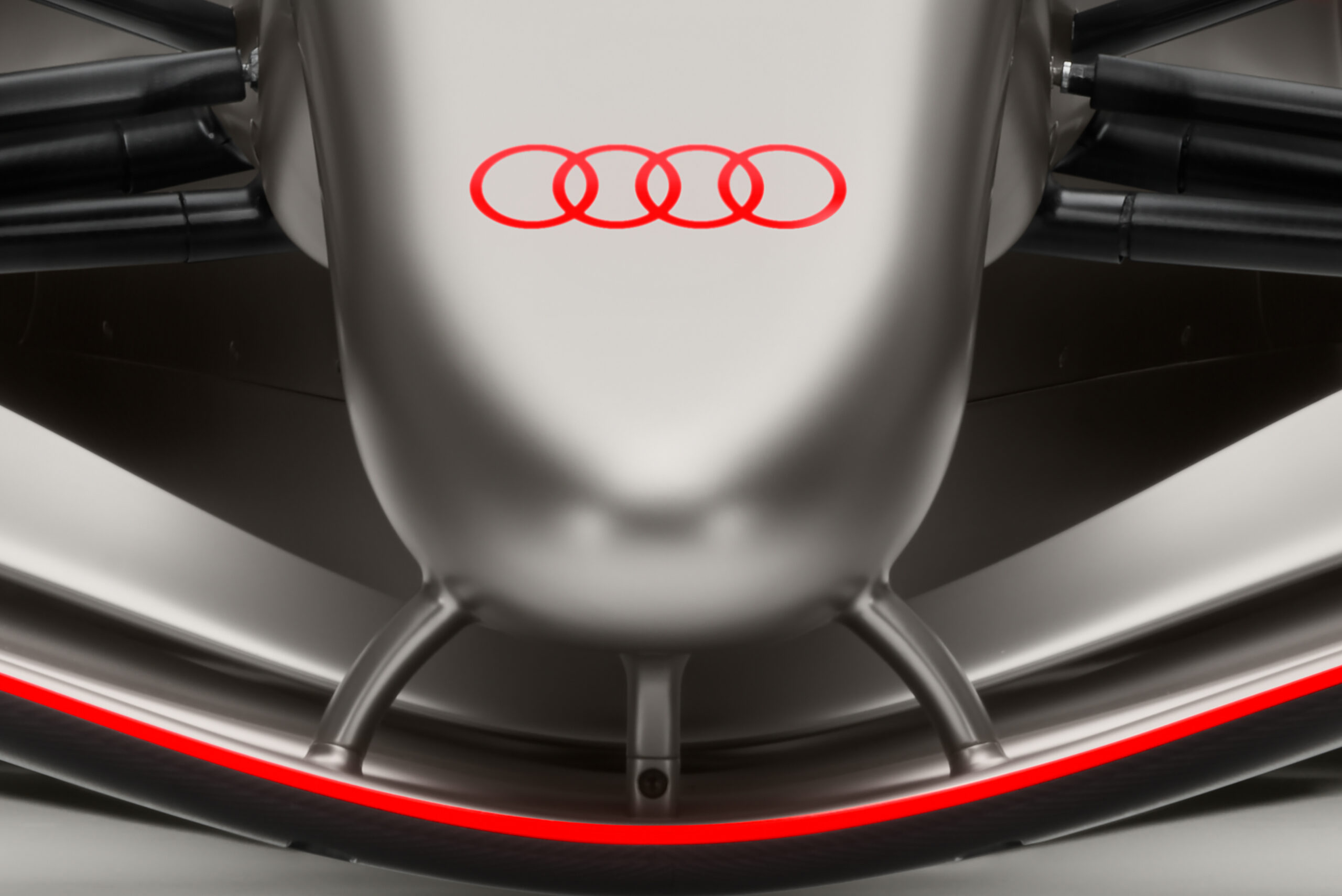 Zona trasera del Audi R26 Concept y detalles aerodinámicos