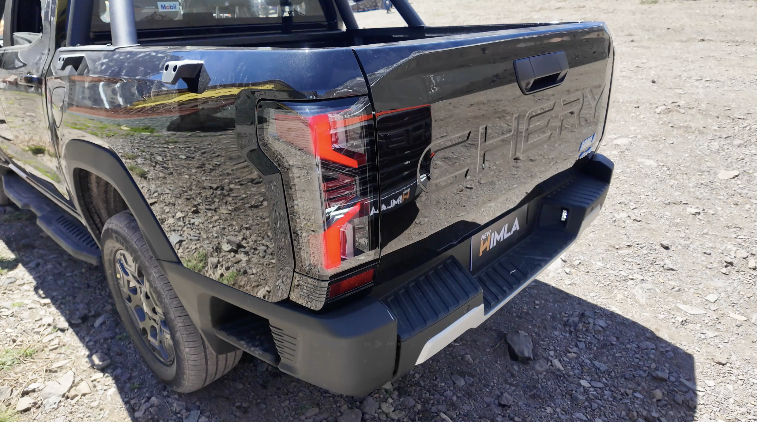 Zona trasera exterior de la Chery Himla