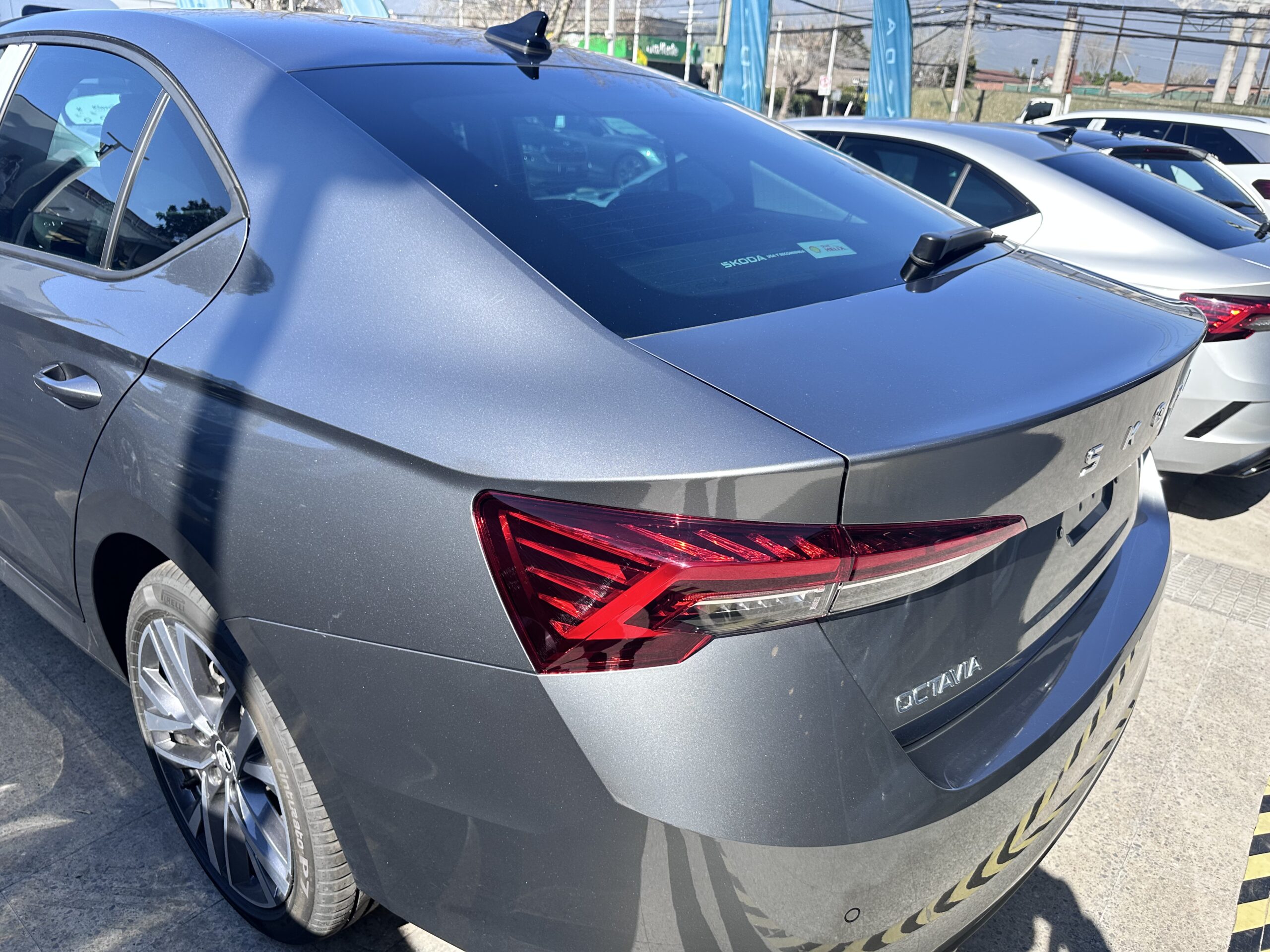 Maletero del Skoda Octavia facelift 2026