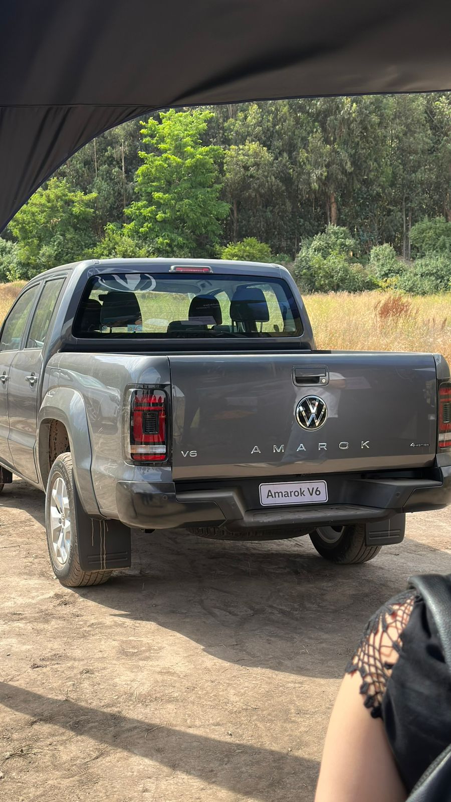 Parte trasera de la Volkswagen Amarok V6