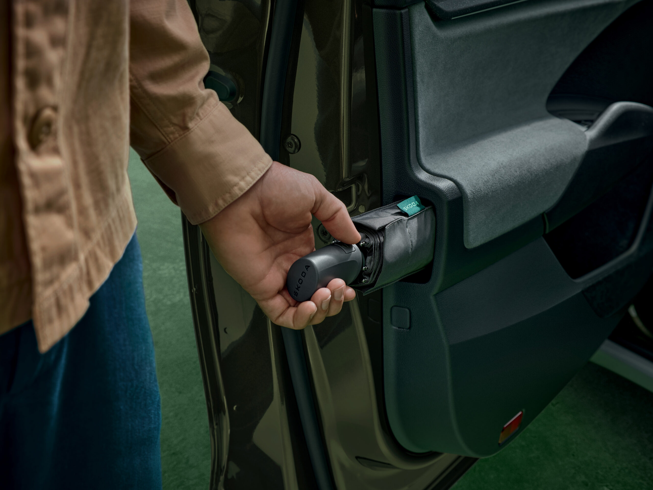 Accesorios y detalles Simply Clever del Škoda Enyaq