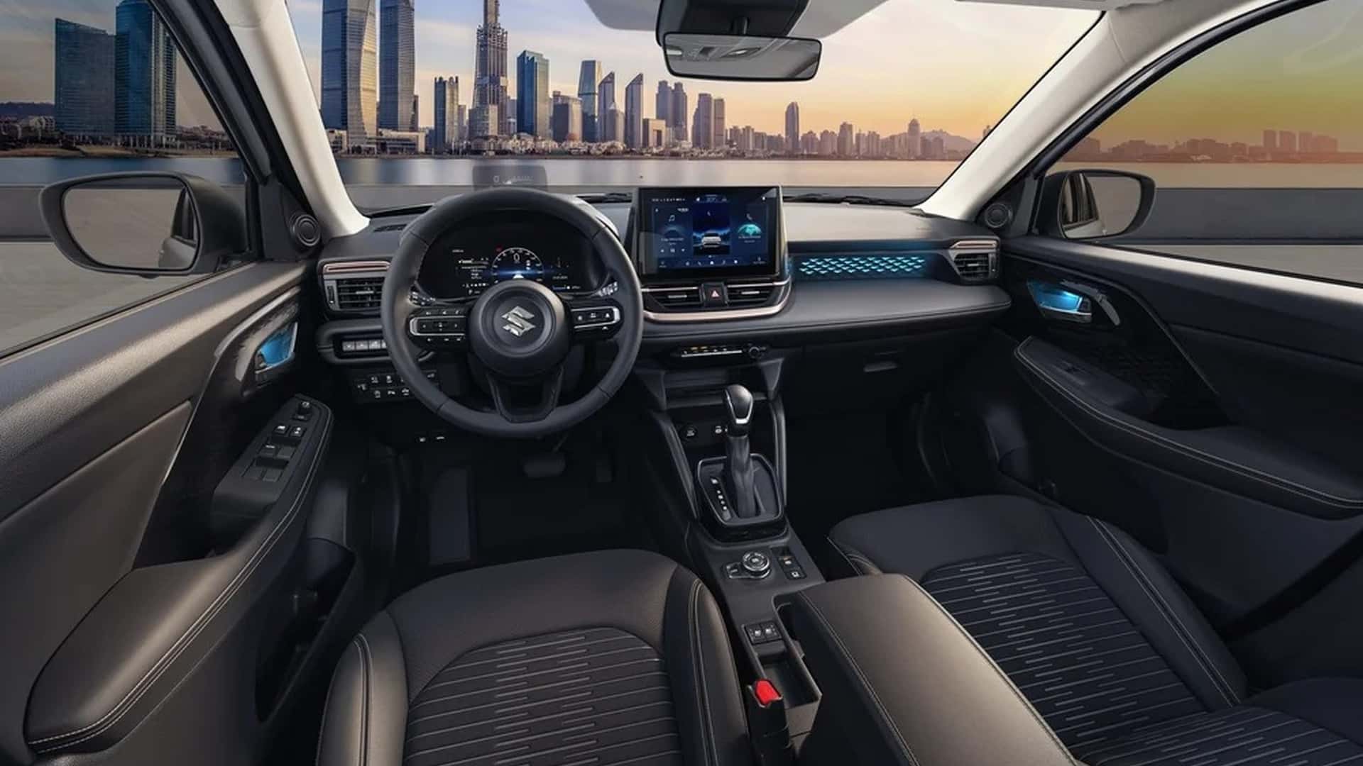 Interior Suzuki Across 2026 pantalla digital y diseño interior