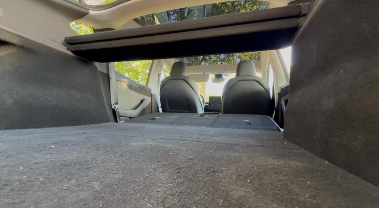 Maletero expandido Tesla Model Y