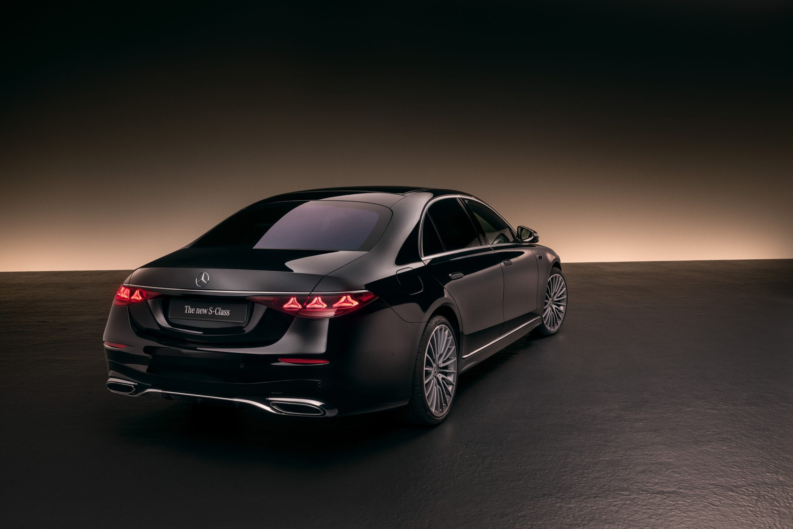 Vista angular trasera Clase S