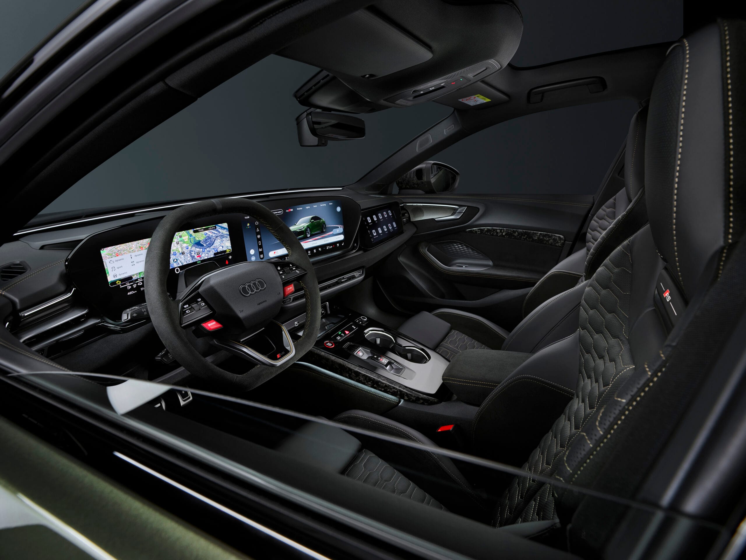 Volante RS y posición de manejo del Audi RS 5 2026