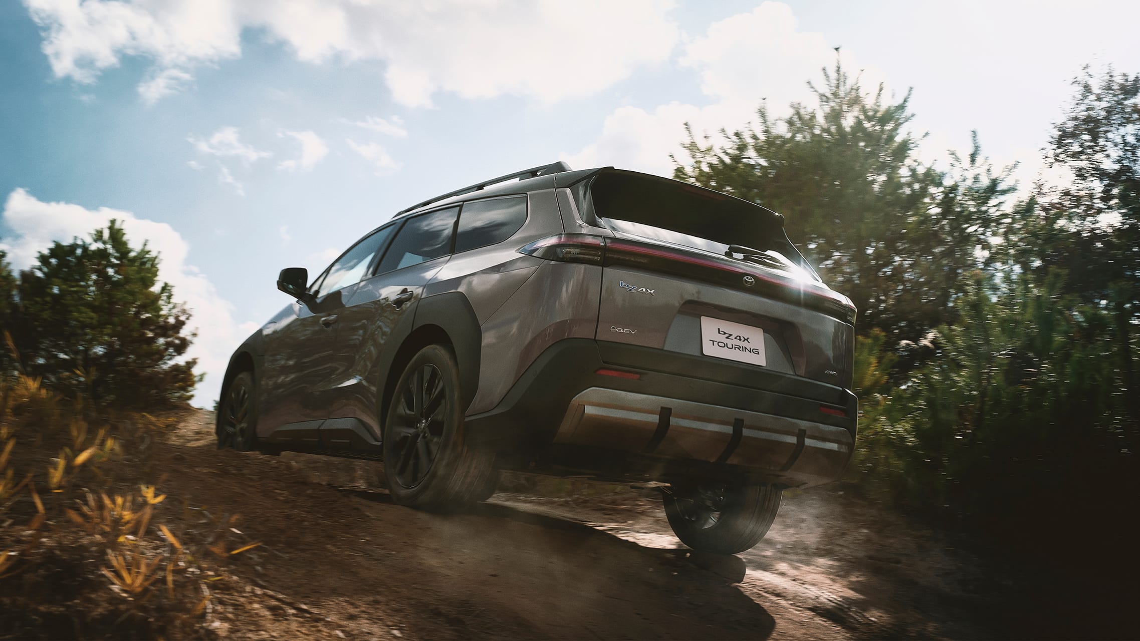 Zona trasera Toyota bZ4X Touring
