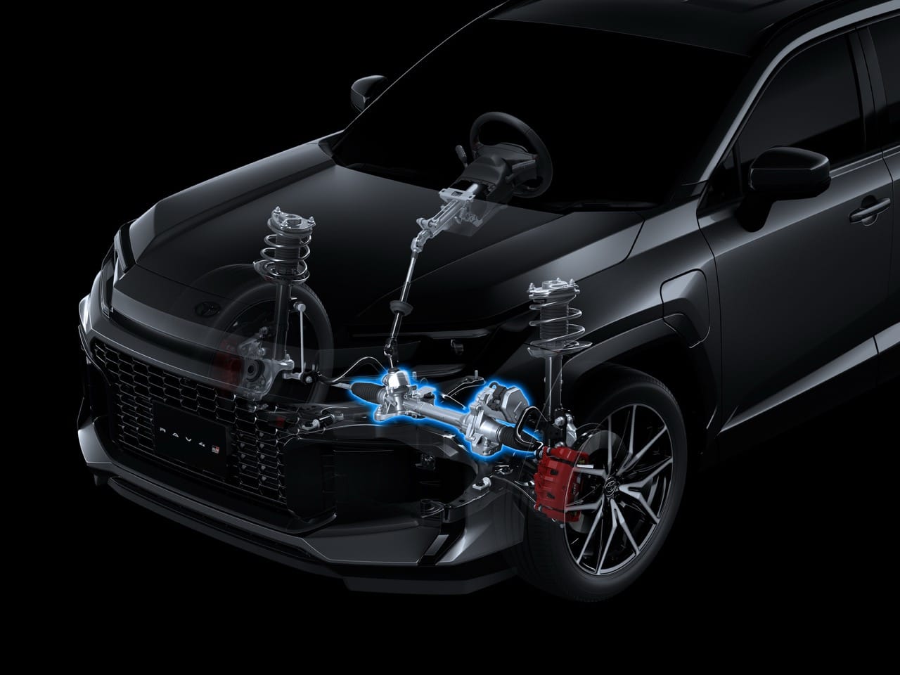 Sistema de dirección asistida eléctricamente del Toyota RAV4 GR SPORT 2026