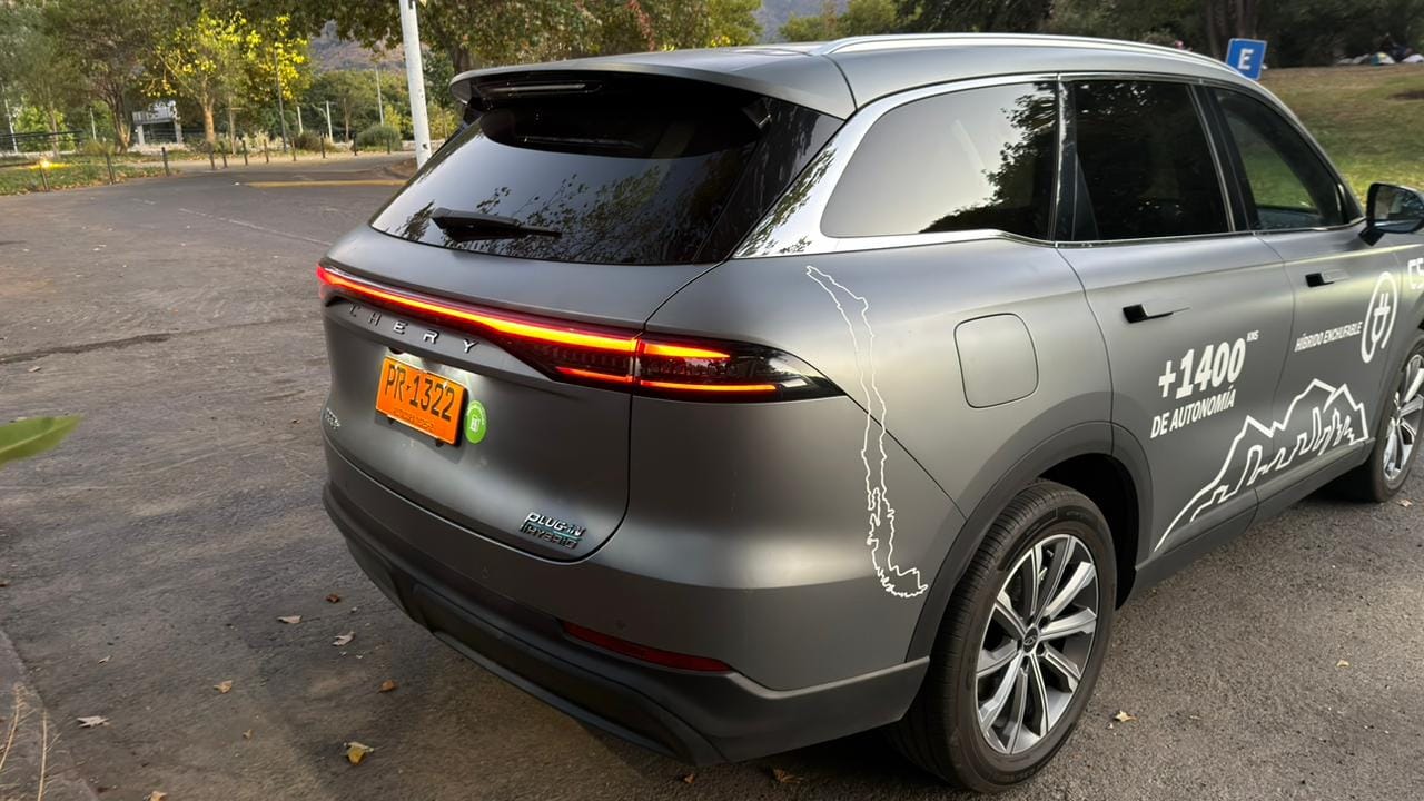 Zona trasera exterior del Chery Tiggo 9 PHEV