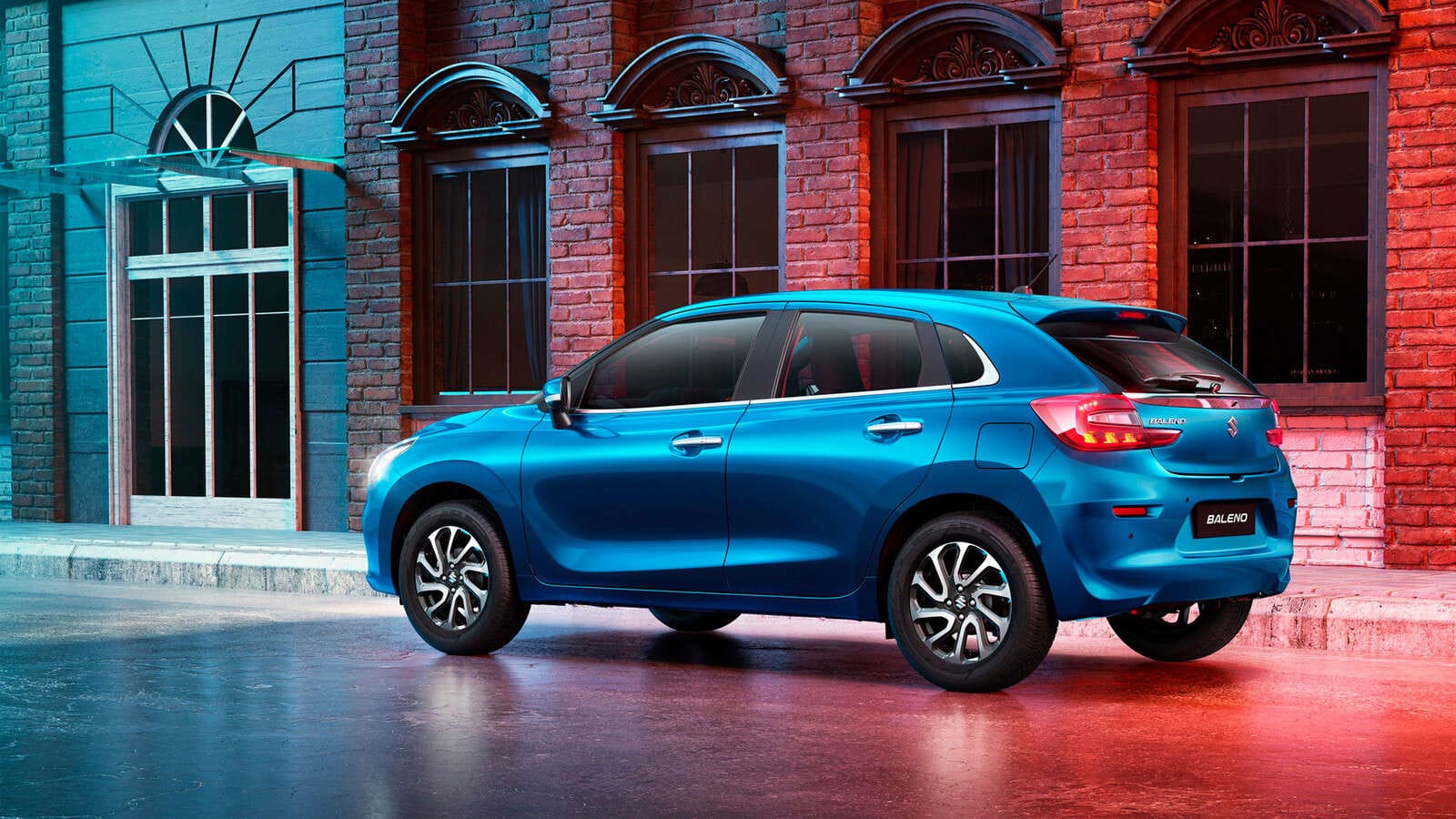 Suzuki Baleno: ¿Por qué es el auto de pasajeros más vendido de Chile? Zona trasera exterior del Suzuki Baleno