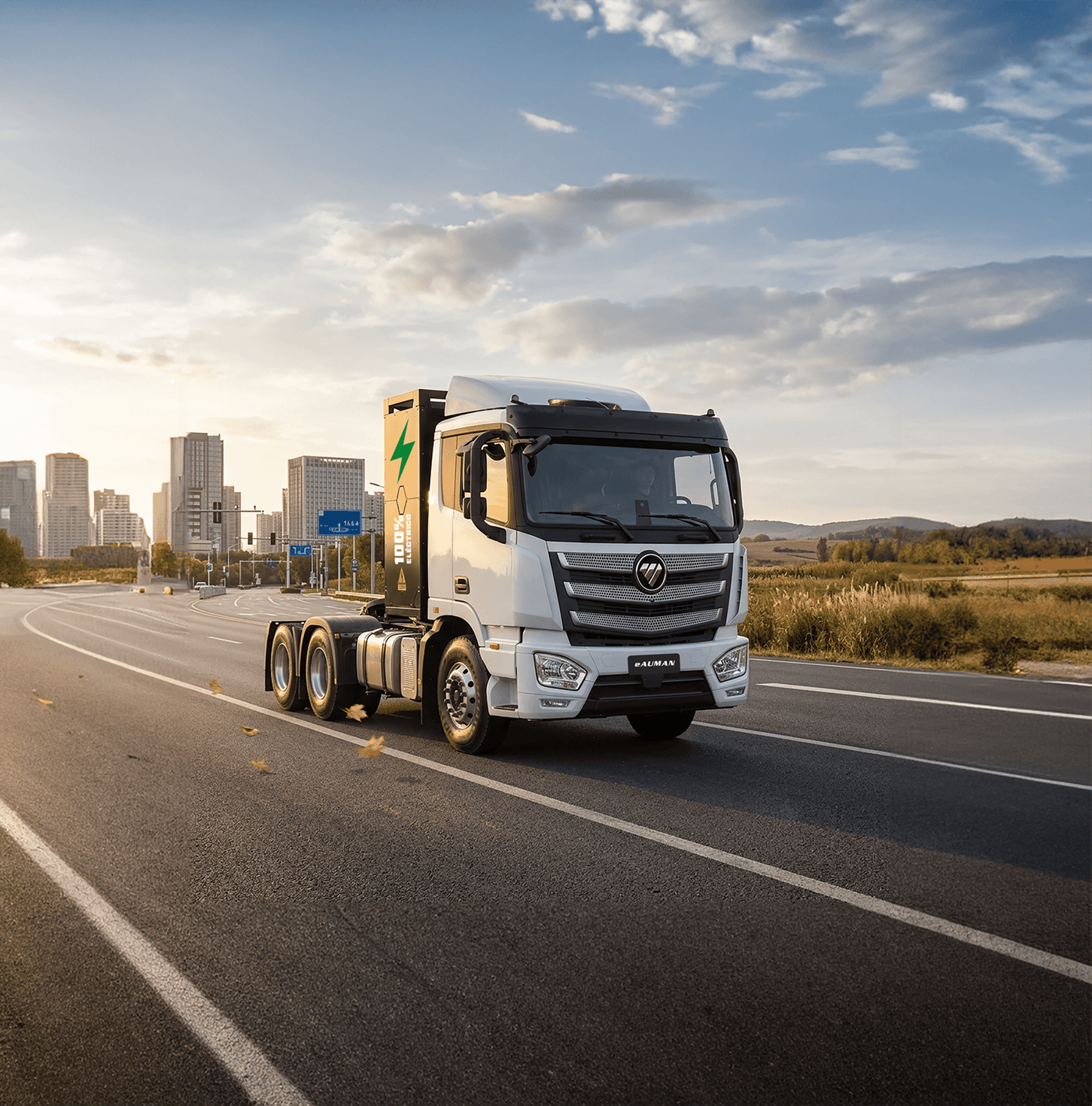 Foton e IVECO impulsan la transición energética del transporte en Chile con electromovilidad y gas natural Foton eAuman — camión eléctrico de carga pesada disponible en Chile