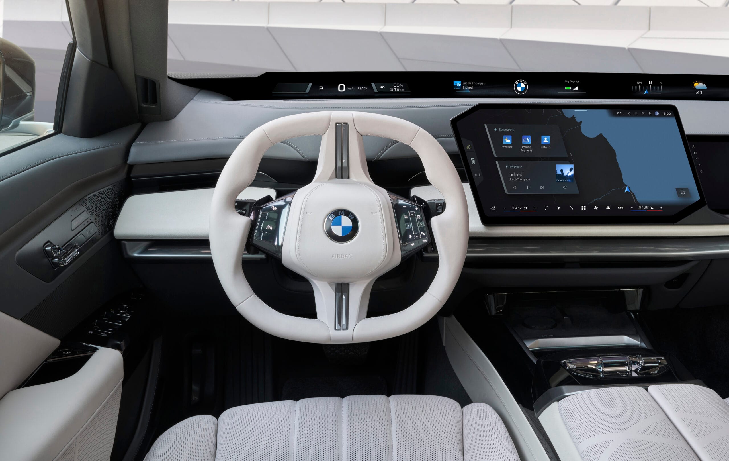 BMW Serie 7 2026 - Volante y Controles