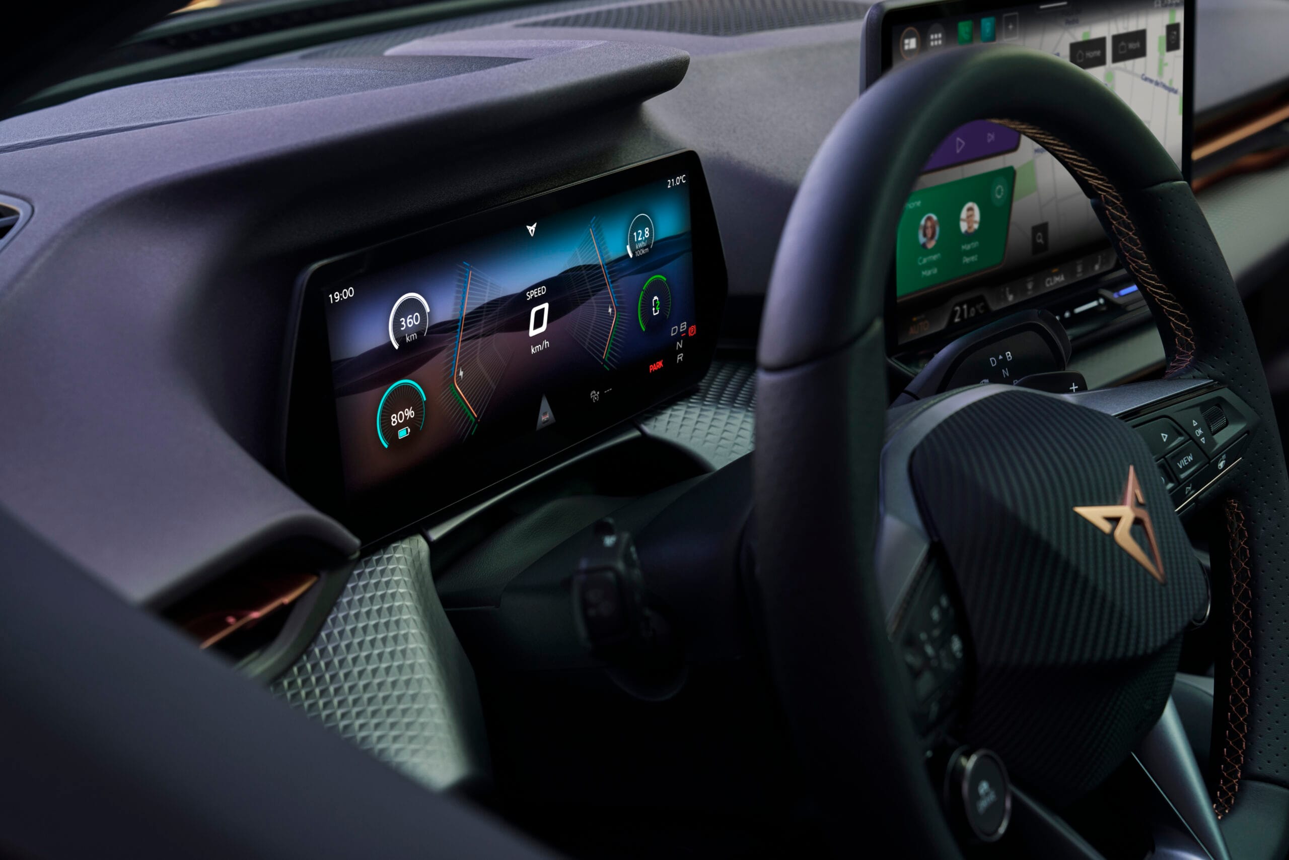 Tablero digital CUPRA Raval