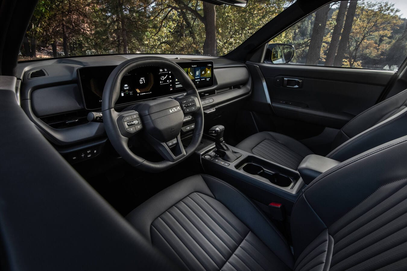 Título Kia Seltos 2027: más grande, más tecnológico y con sistema híbrido por primera vez Zona de manejo del Kia Seltos 2027