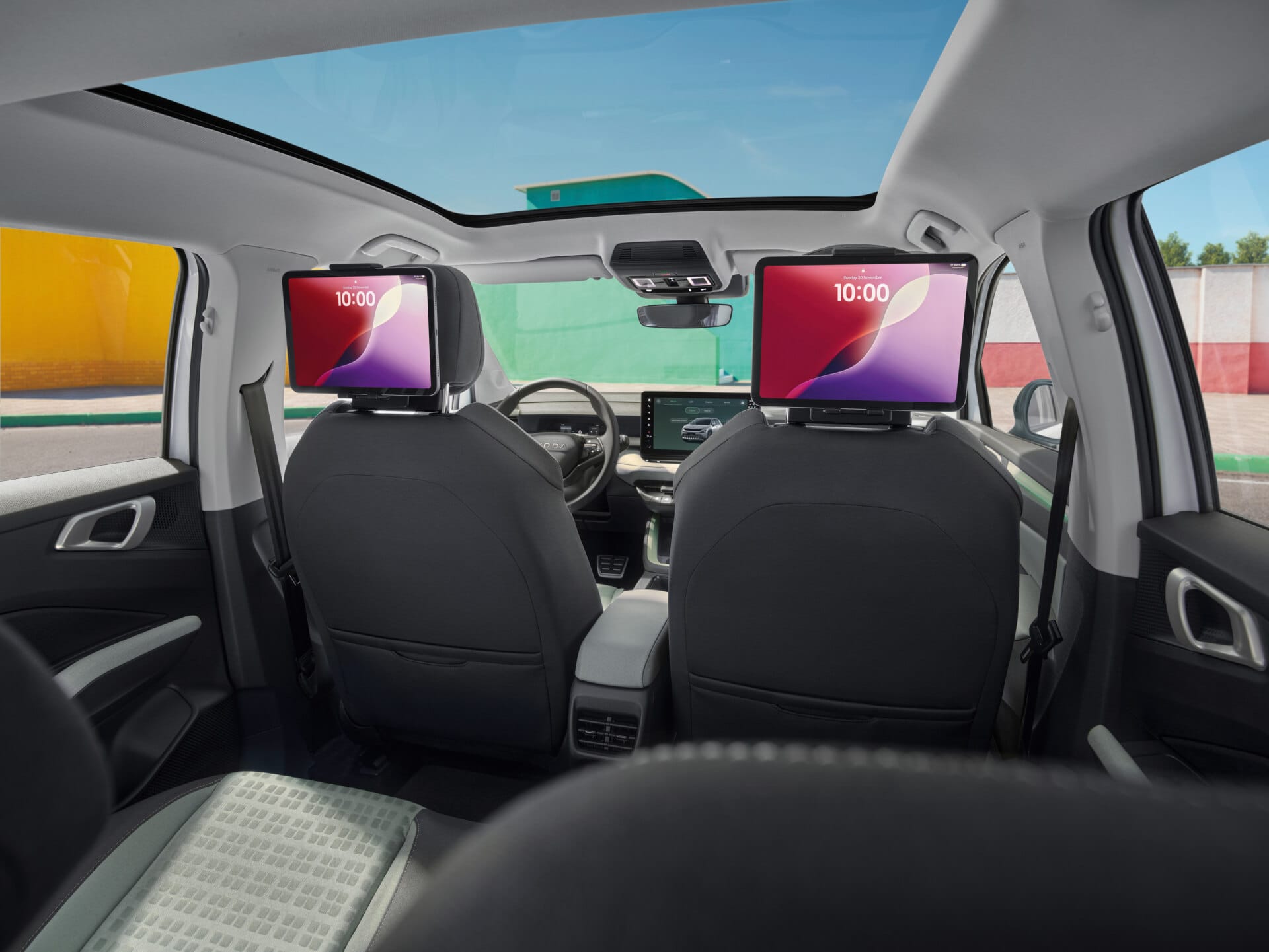 Skoda Epiq, el nuevo SUV electrico de entrada de la marca checa. Škoda Epiq 2026 – accesorios plazas traseras