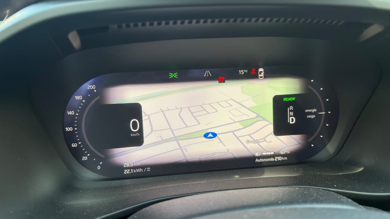 Volvo EX40 - Reseña Completa Cuadro de instrumentos digital Volvo EX40 12 pulgadas