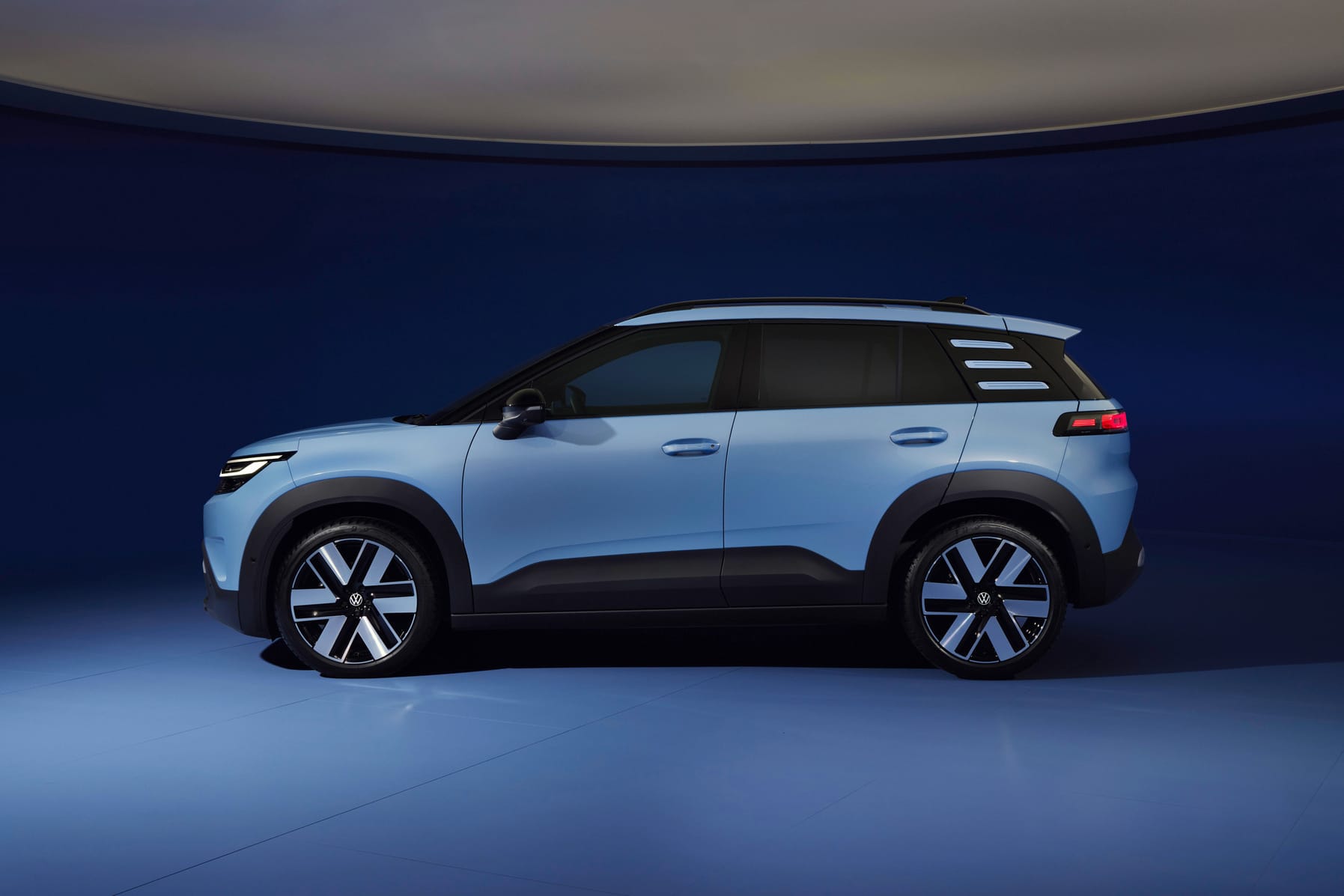 Volkswagen estrena su nuevo ID. Cross Perfil lateral del Volkswagen ID. Cross 2026